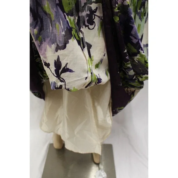 Coldwater Creek Womens Maxi Dress 4 Floral Sleeveless Party Cocktail Watercolor - Picture 10 of 11